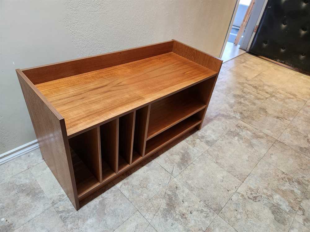 Danish Teak Record Player / Media Stand