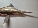 Large Brass Swordfish Wall Hanging