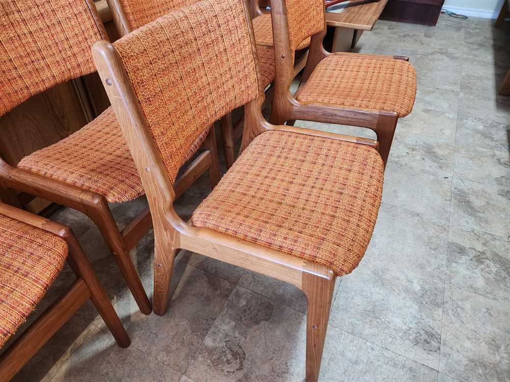 Set of 6 Teak Dining Chairs by Erik Buch for Anderstrup Mobelfabrik
