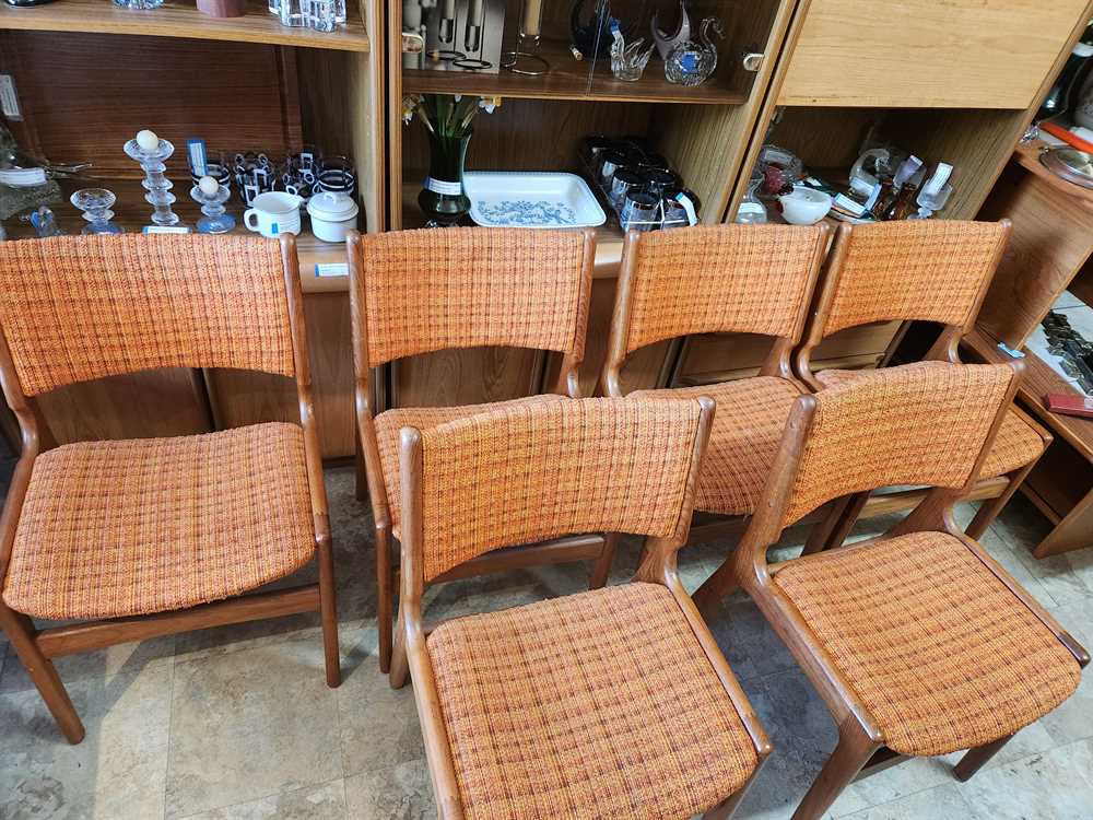 Set of 6 Teak Dining Chairs by Erik Buch for Anderstrup Mobelfabrik