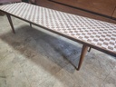 Teak and Tile Coffee Table