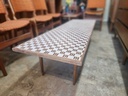 Teak and Tile Coffee Table