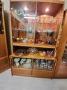 Danish Teak Display Cabinet / Wall Unit