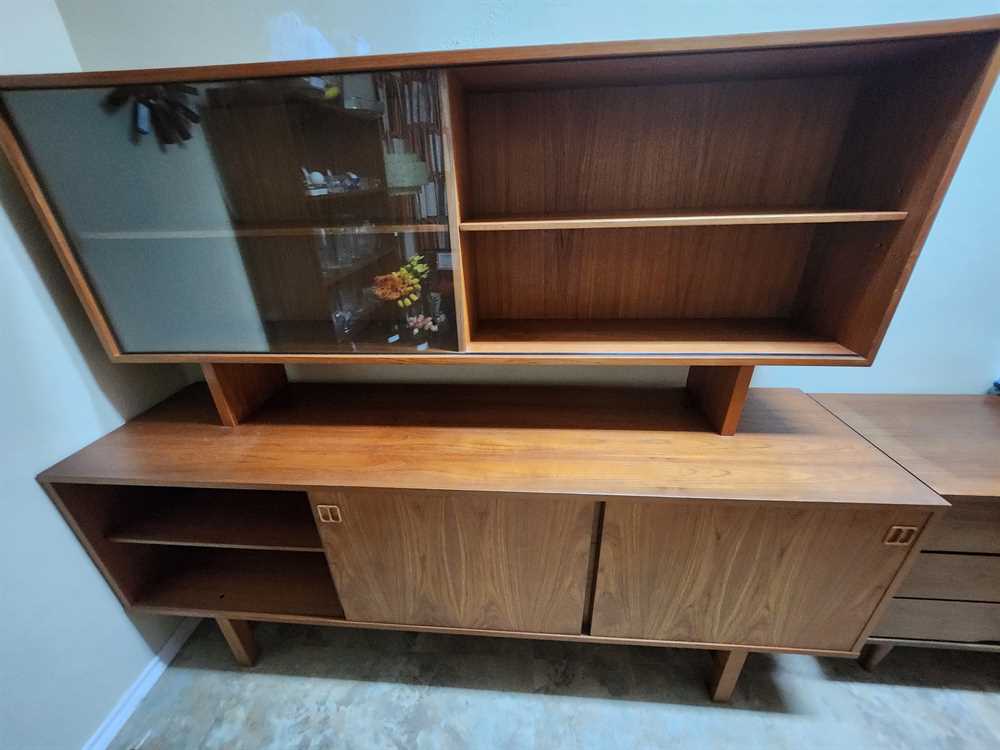 Teak Sideboard and Hutch