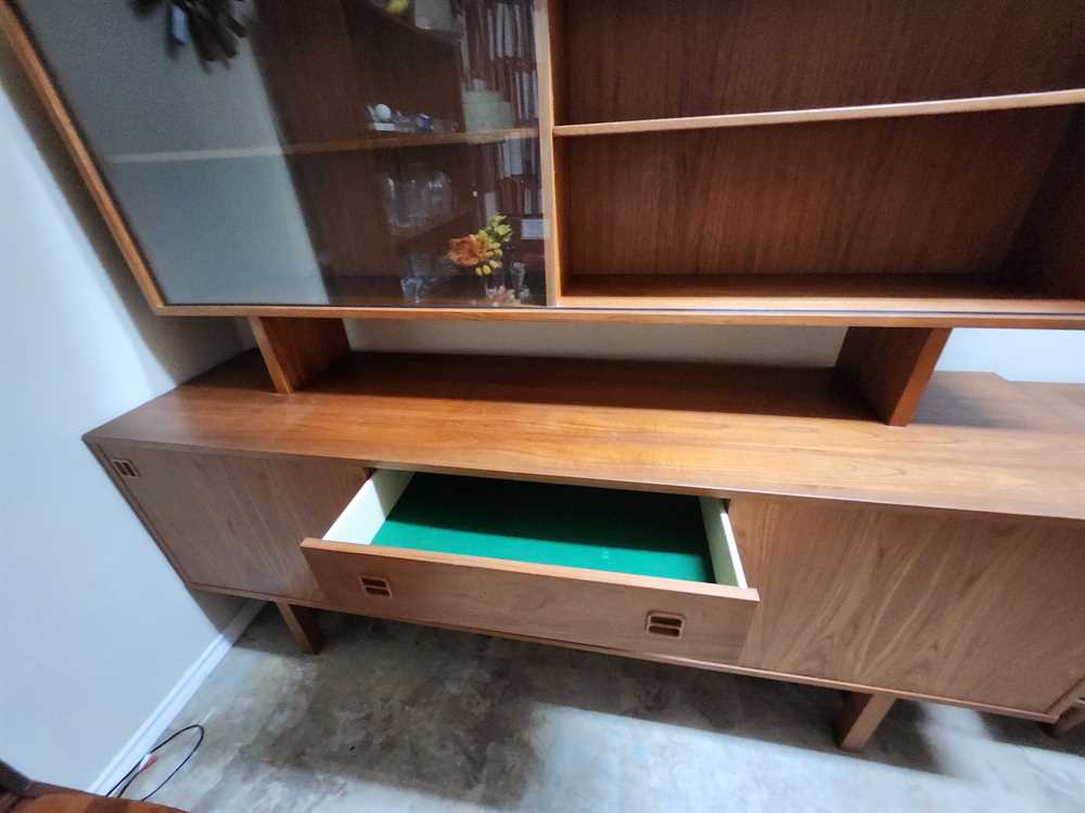 Teak Sideboard and Hutch