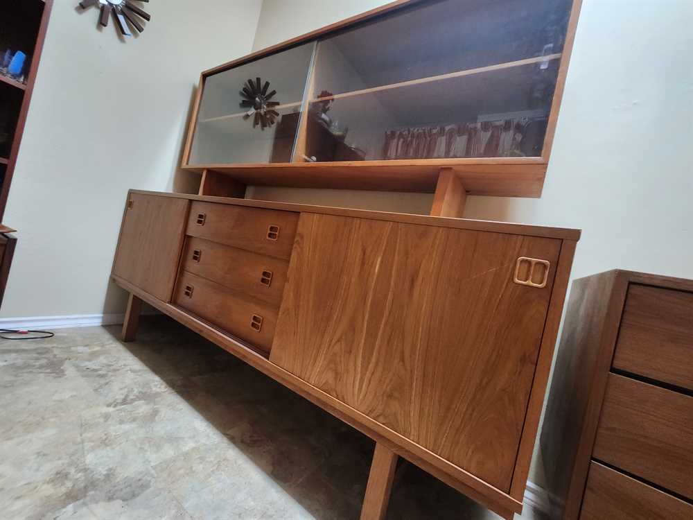 Teak Sideboard and Hutch