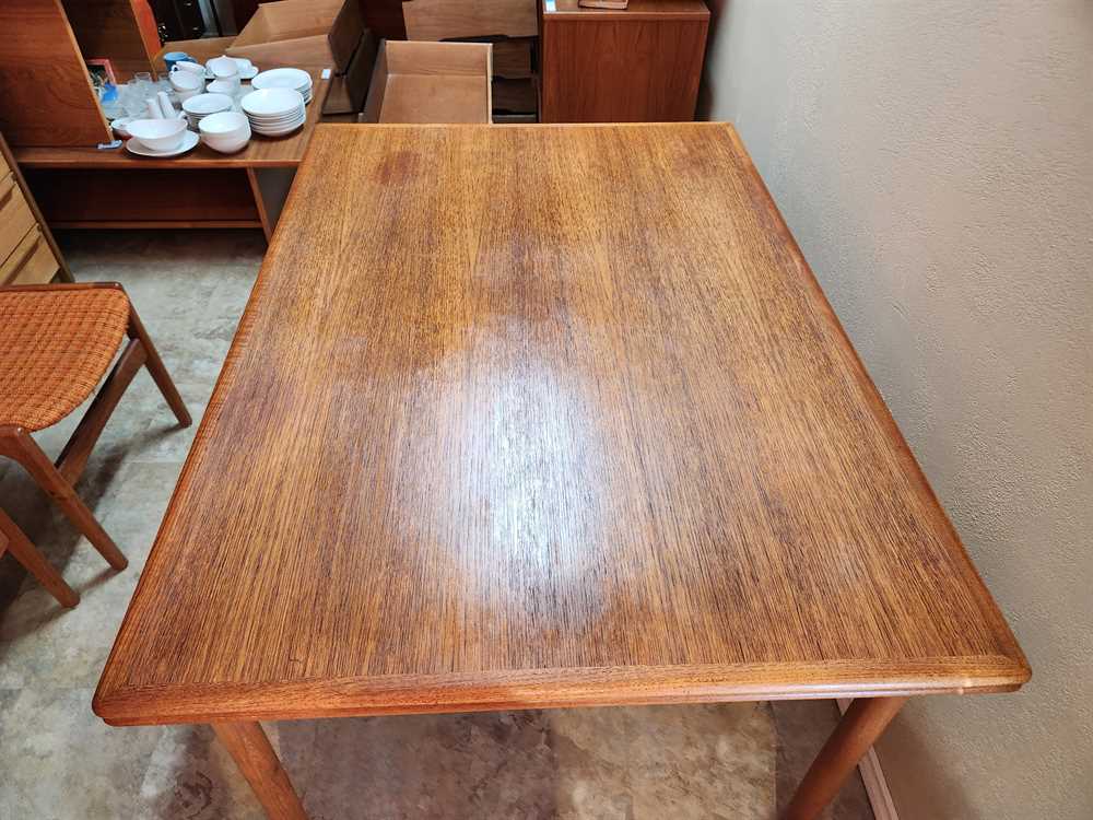 Teak Draw Leaf Table