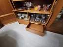 Danish Teak Display Cabinet / Wall Unit