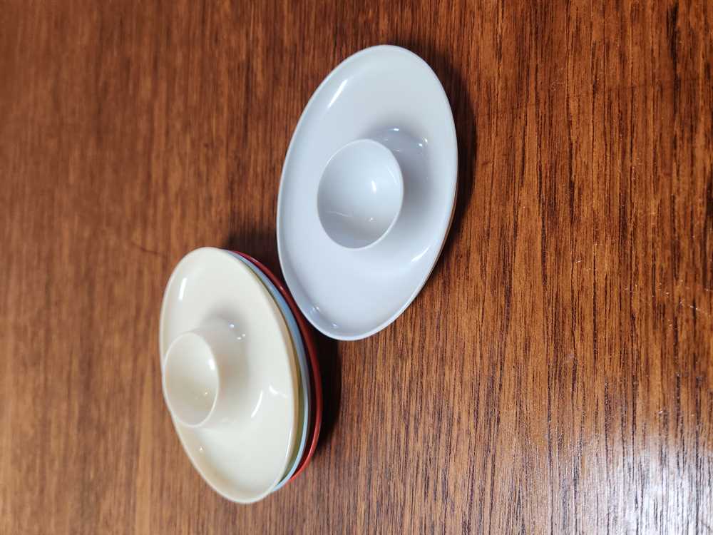 West German Melamine Egg Cup Set of 4