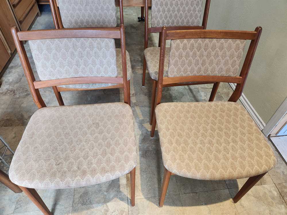 Set of 4 Spottrup Mobler Danish Teak Dining Chairs