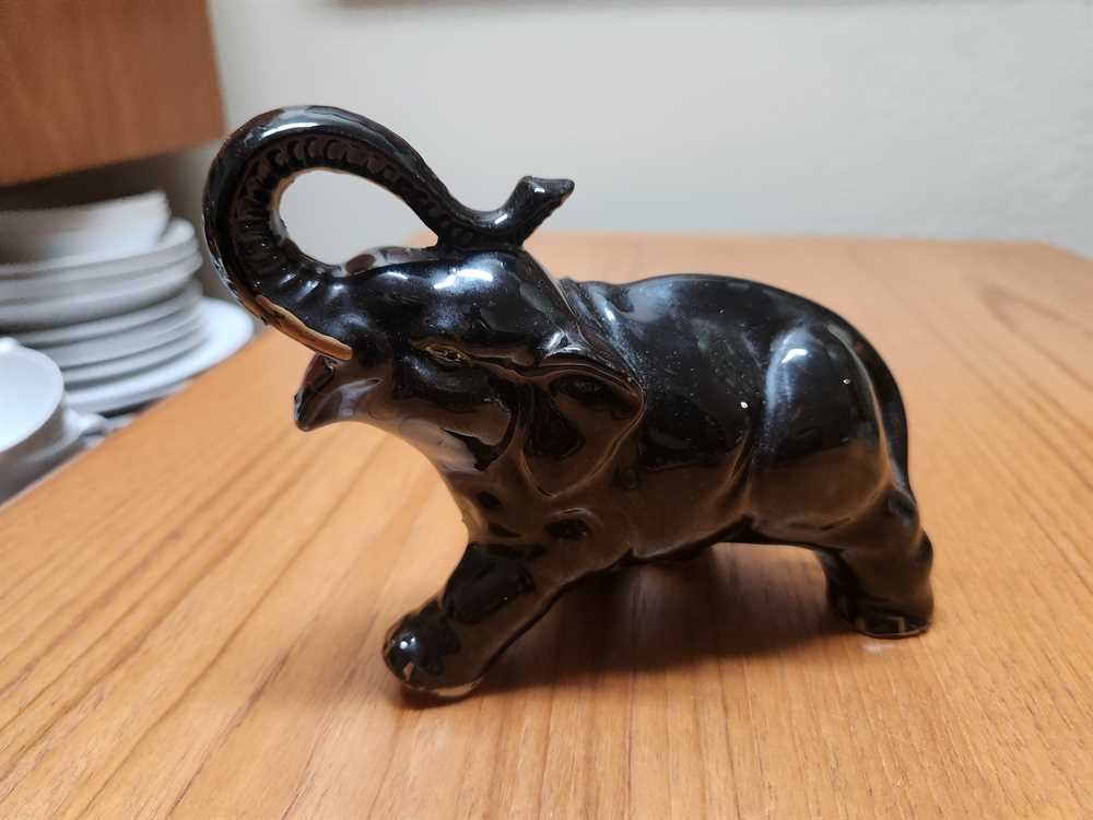 Japanese Redware Elephant