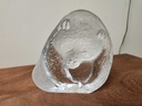 Viking Glass Panda Bear Paperweight