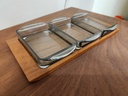 Teak Condiment Tray