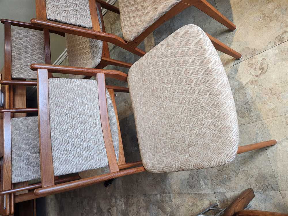 Set of 4 Spottrup Mobler Danish Teak Dining Chairs