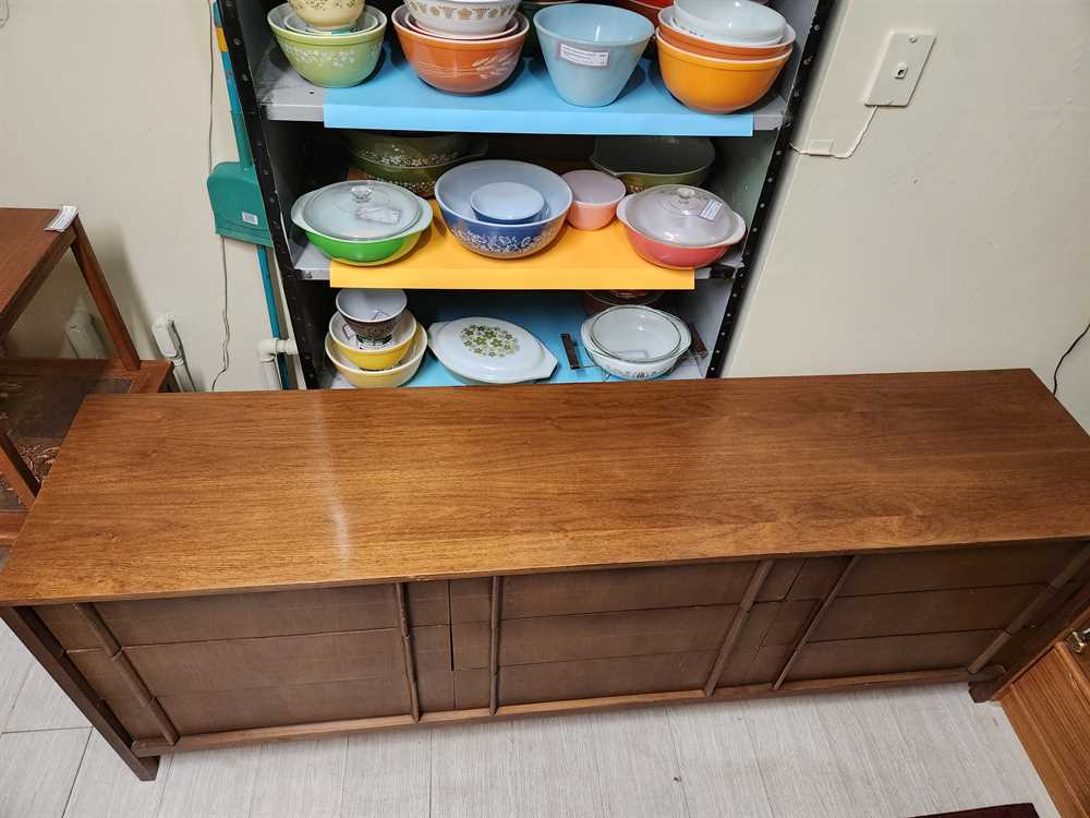 Vic Art Danish Walnut 9 Drawer Dresser