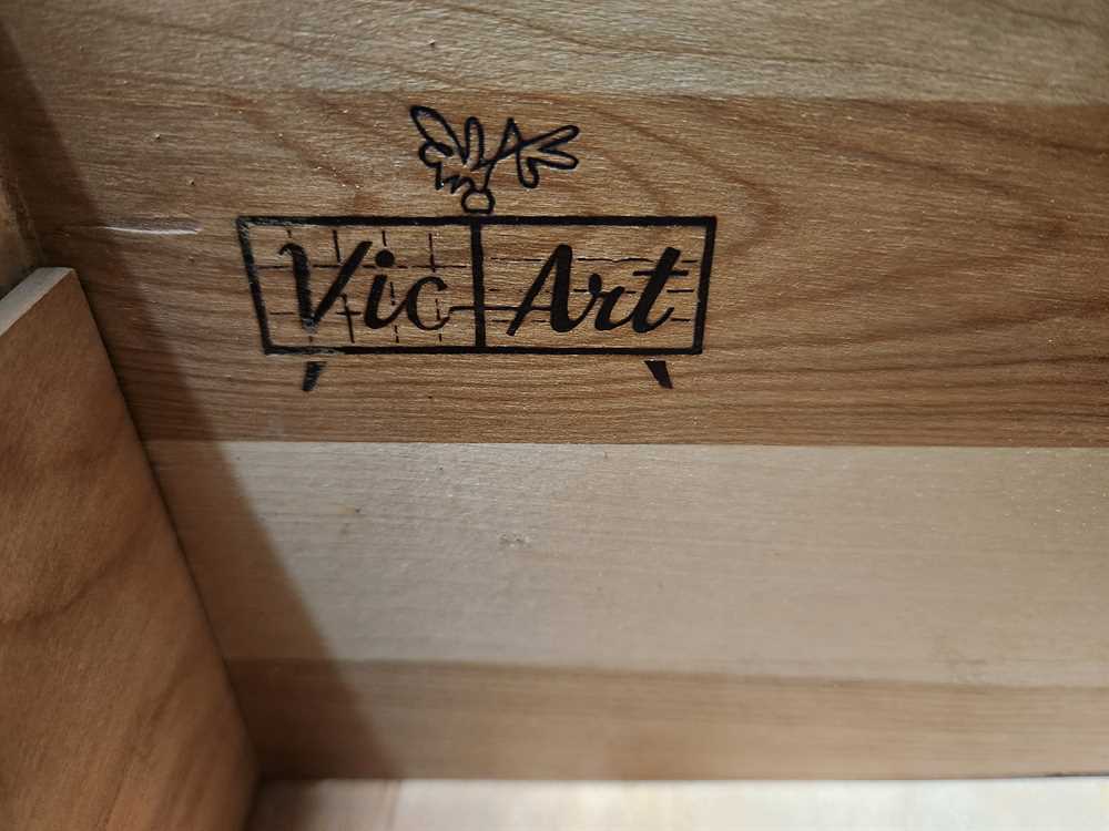 Vic Art Danish Walnut 9 Drawer Dresser