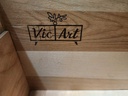 Vic Art Danish Walnut 9 Drawer Dresser