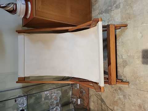 Teak Rocking Sling  Deck Chair