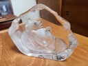 Mats Jonasson Large Bears Paperweight Signed and Numbered