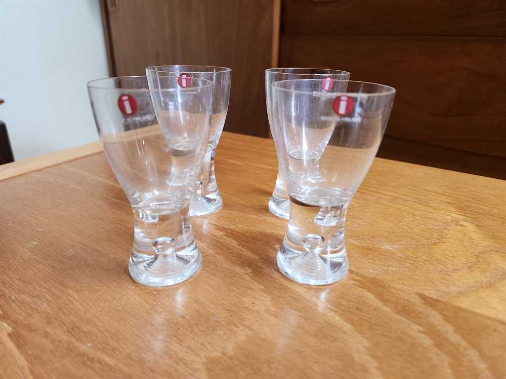 Iittala Finland Tapio Cordial Glass - Sticker Intact