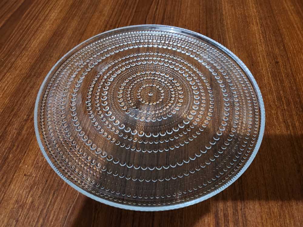 Iittala Kastehelmi Serving Plate 12 3/8"