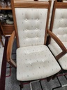 Nordic Furniture Canada Teak Highback Dining Chairs - Set of 6  w/ 2 Armchairs