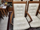 Nordic Furniture Canada Teak Highback Dining Chairs - Set of 6  w/ 2 Armchairs