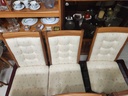 Nordic Furniture Canada Teak Highback Dining Chairs - Set of 6  w/ 2 Armchairs