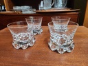 Set of 4 Kosta Boda "Buster" Old Fashioned Glasses by Goram Warff