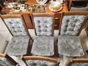 RS Associates Set of 4 Teak Highback Dining Chairs