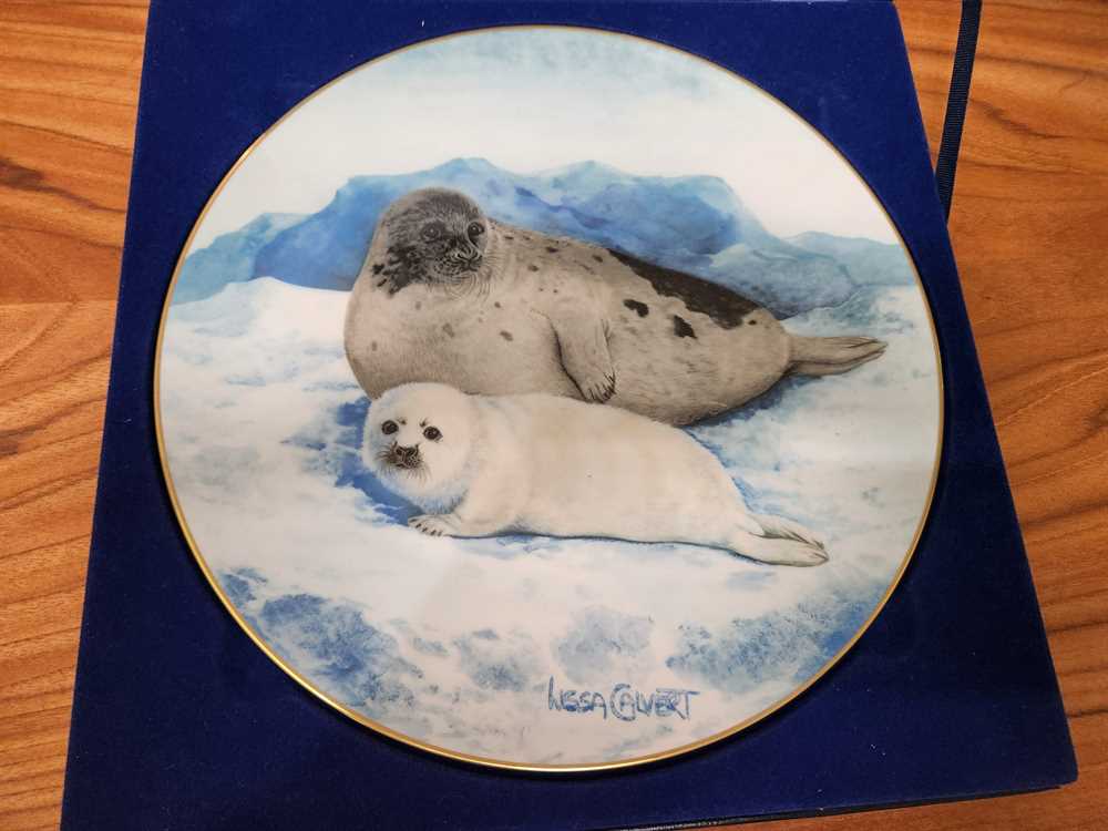 Goebel 1981 Harp Seal Collector's Plate by Lissa Calvert - Signed and Numbered