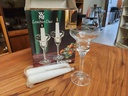 Pair 1970's WMF Germany Crystal "Diana" Candle Holders - New in Box