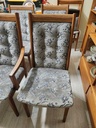 RS Associates Set of 4 Teak Highback Dining Chairs