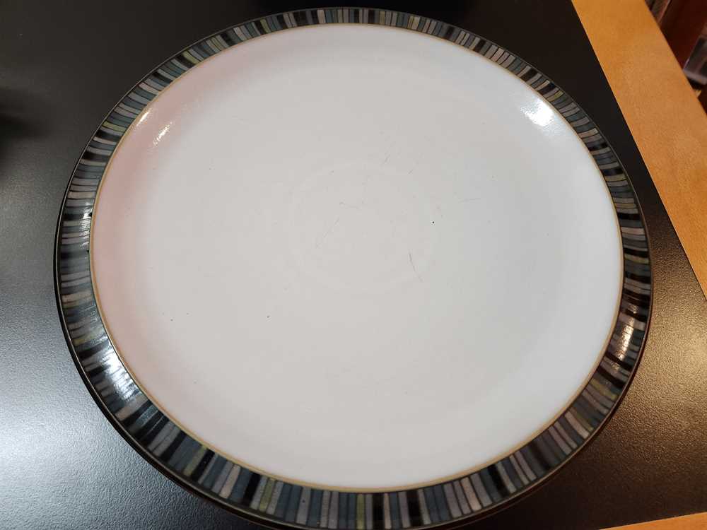 Denby Jet Stripe Dinner Plate