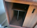 Teak Record Player Stand w/ Bookshelf - Made In Edmonton
