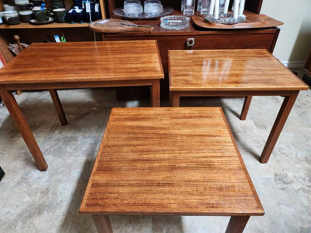 PBJ Mobler Denmark Nesting Table Set