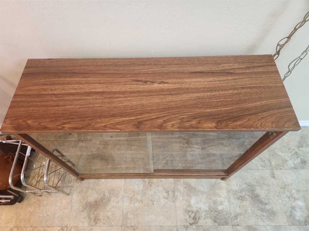 Vintage Pecan Finish Display Cabinet by Modular 5 Mfg Winnipeg