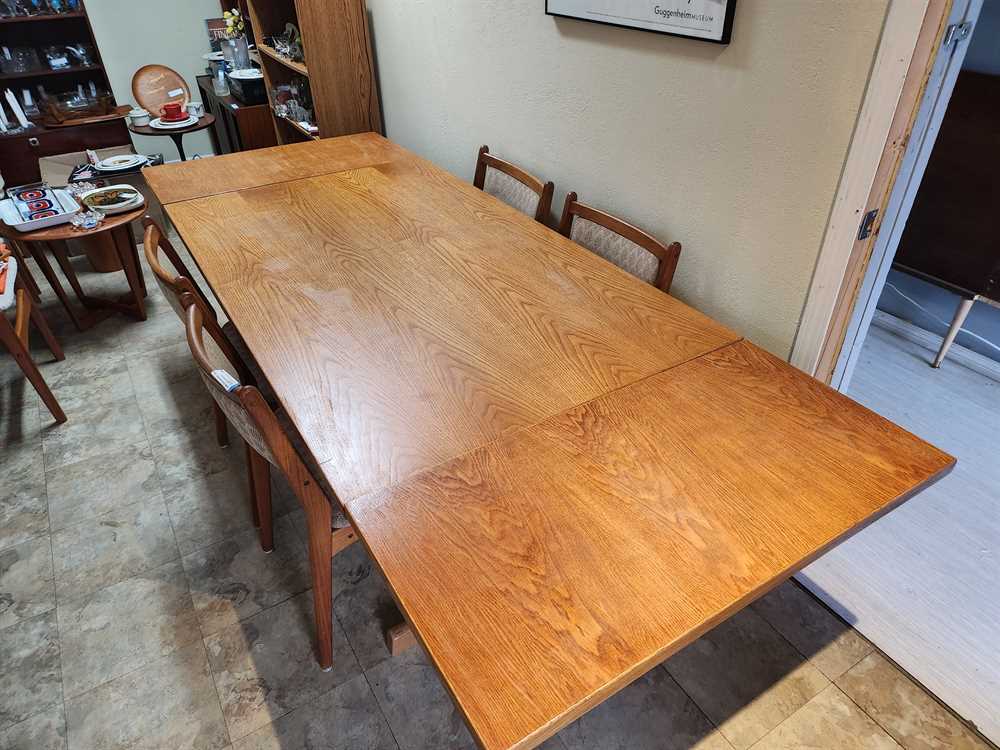 Farstrup Mobler Drop Leaf Dining Table