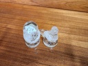 Pair of Altaglass Bird paperweights (Medicine Hat)