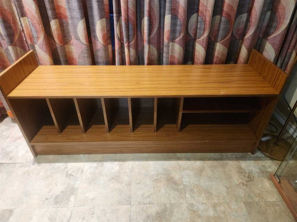 Teak Denka Mobler Record Player / Media Stand