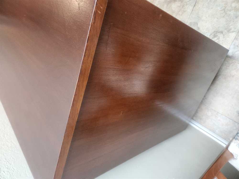 Vic Art Walnut 4 Drawer Tallboy Dresser