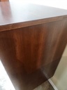 Vic Art Walnut 4 Drawer Tallboy Dresser