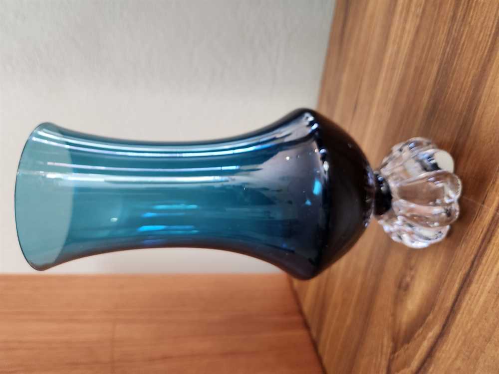 Large Aseda Glasbruk "Cognac" Vase by Bo Borgstrom