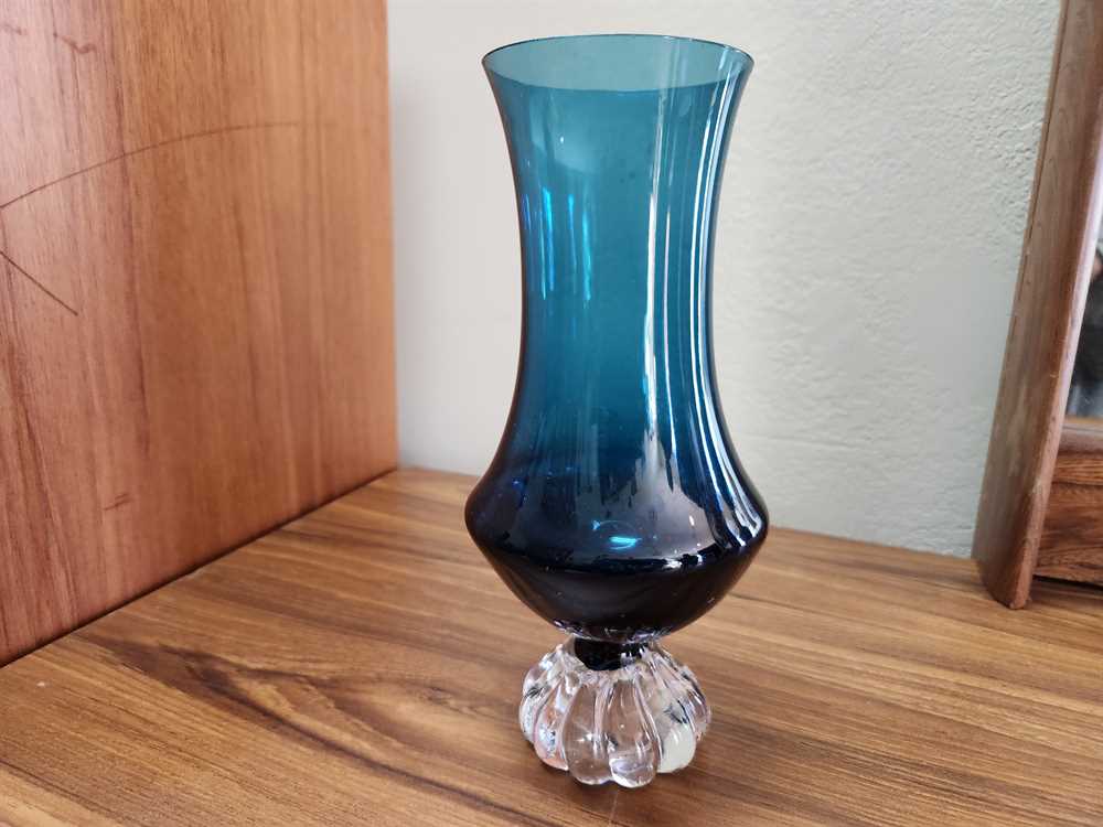 Large Aseda Glasbruk "Cognac" Vase by Bo Borgstrom