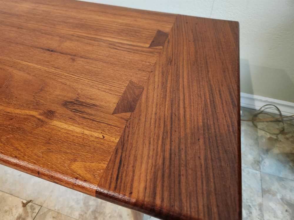 Solid Teak Surfboard Coffee Table