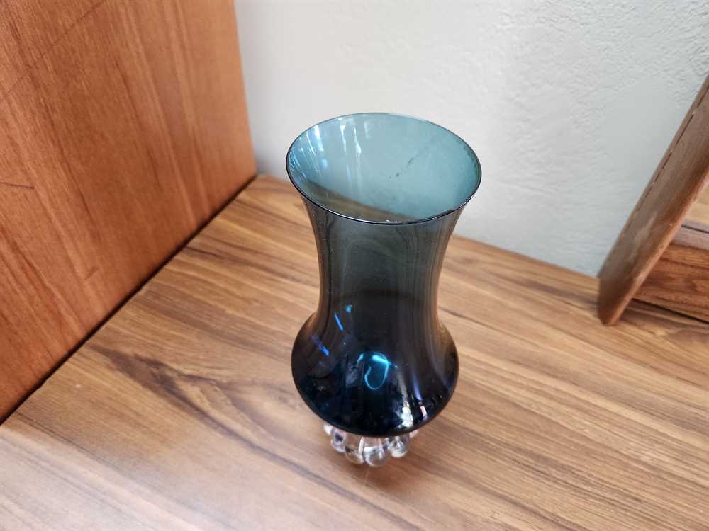 Large Aseda Glasbruk "Cognac" Vase by Bo Borgstrom