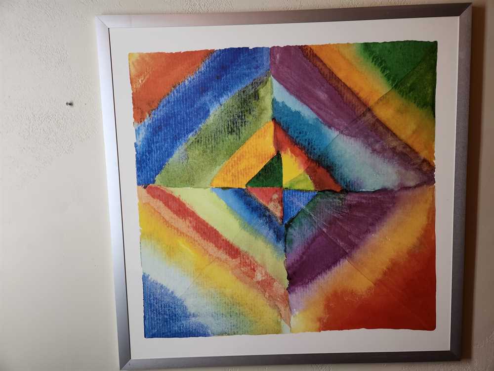 Wassily Kandinsky "Color Study with Technical Explanations" Print