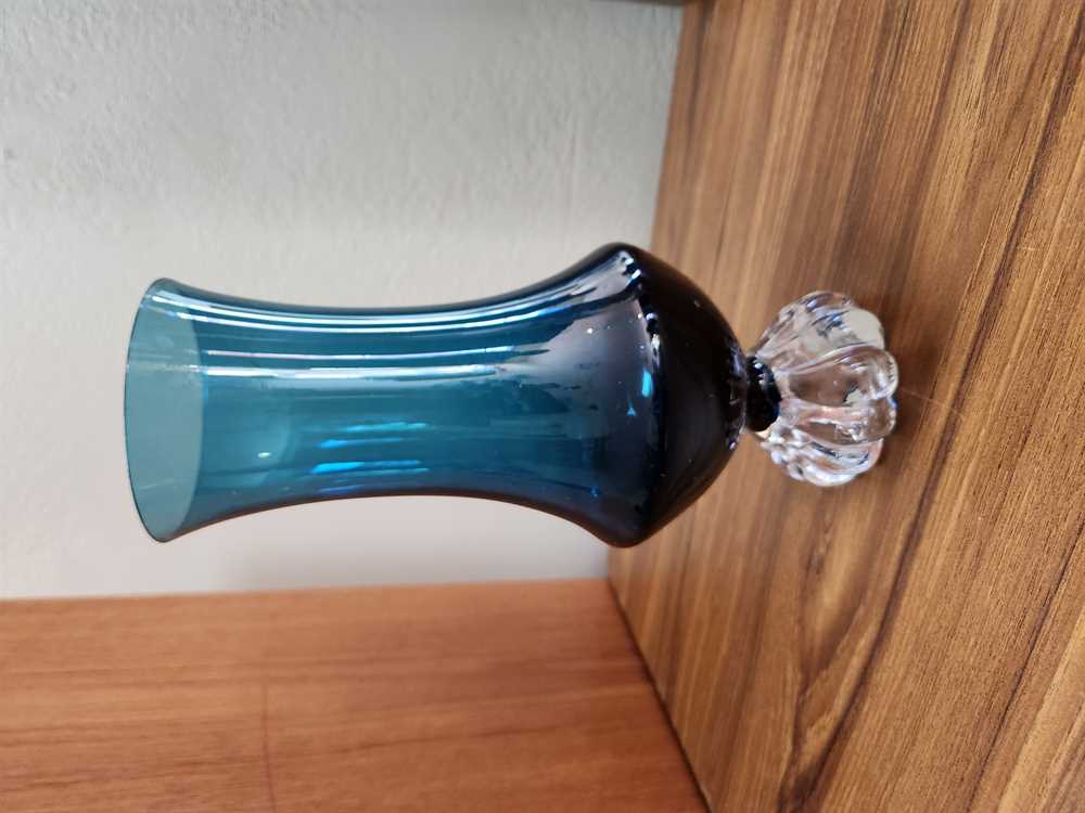 Large Aseda Glasbruk "Cognac" Vase by Bo Borgstrom