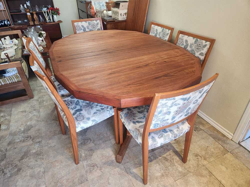 Nordic Furniture Teak Dining Table w/ 2 Leaves