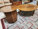Deilcraft Round Walnut Side Table w/ storage